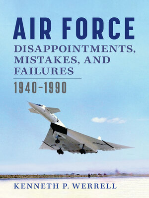 cover image of Air Force Disappointments, Mistakes, and Failures